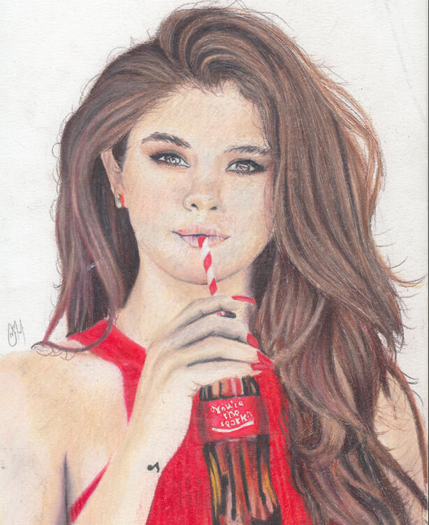 "Selena" 2016 Color Pencil