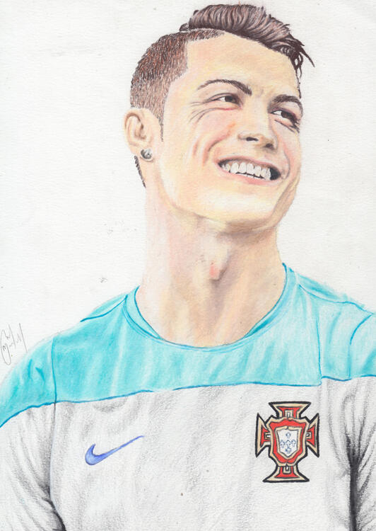 "Cristiano" 2016 Color Pencil